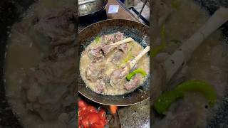 Mutton Machli Karahi  Mutton Leg Steam ytshorts streetfood meatdish food [upl. by Welcome299]