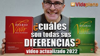 Biblia de estudio Diario Vivir RV60 vs Biblia de estudio Diario Vivir NTV  VIDEO ACTUALIZADO 2022 [upl. by Peti]