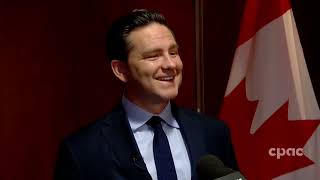 Conservative Leader Pierre Poilievre on inflation housing costs govt spending – August 15 2023 [upl. by Rech723]