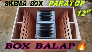 SKEMA BOX PARATOP 12 INCHBox ParatopBox viralboxCidesBalap [upl. by Oren]