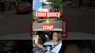 ALEX’s EMERGENCY STOP ✋ driving test fail emergency stop quick reaction car learn [upl. by Leirda]