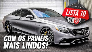 10 CARROS COM PAINEL MAIS BONITO DE TODOS OS TEMPOS by membros [upl. by Essiralc546]