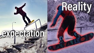 SKATER Tries Street Snowboarding [upl. by Strong750]