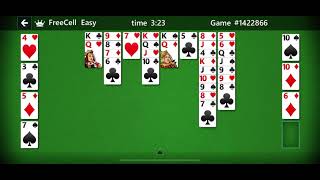 Solitr  How to play freecell solitaire  freecell easy [upl. by Zel]