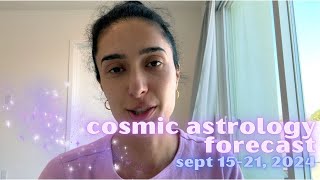 Cosmic Astrology Forecast Sept 1521 2024 Pisces Super Moon Eclipse [upl. by Sair]