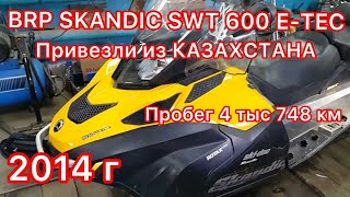 BRP SKANDIC SWT 600 ETEC привезли из КАЗАХСТАНА 14 гв пробег 4 тыс 748кмСмотрим что с ним [upl. by Neelak]