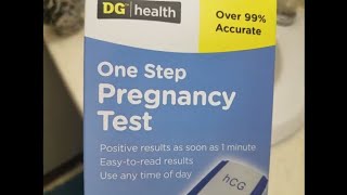 DO DOLLAR GENERAL PREGNANCY TEST WORK [upl. by Itak630]