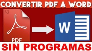 ✅Cómo convertir de pdf a word editable sin perder formato en 2024 [upl. by Aidul]