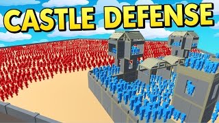 EPIC CASTLE DEFENSE WITH NEW UNITS Ancient Warfare 2 Update Sandbox Gameplay [upl. by Hahsi752]