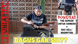 Box Sepeda Lipat Brompton amp Tas Sepeda untuk Kamera Impraboard amp WabiSabi  duniadianSEPEDAHAN 41 [upl. by Aimek]