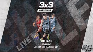 RELIVE  FIBA 3x3 Zhijiang Challenger 2024  Qualifier for Edmonton Masters  Qualifying Draw [upl. by Hako128]