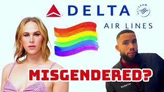 Trans Woman Misgendered By Delta Airlines Employee [upl. by Notxap]