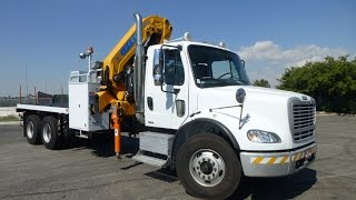 2006 Freightliner M2 Effer 340014S Knuckle Boom Truck [upl. by Ellenwad]