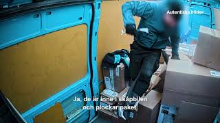 PostNord – Guldtjuvar slog till mitt på blanka dagen 3 minuter [upl. by Hedva]