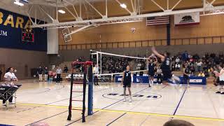 BYU Volleyball Hitting Lines [upl. by Ahsoek]