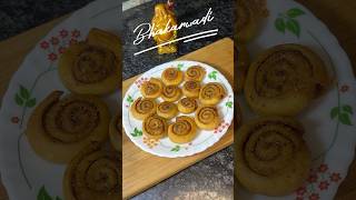 Bhakarwadi Recipe  Maharashtrian Recipe Foodie Snack Bhakarwadi Cookingviedo Shorts [upl. by Sucramat12]