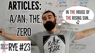 Articles AAN THE ZERO  ROCK YOUR ENGLISH 23 [upl. by Ennahtur]