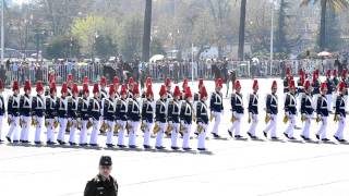 Encajonamiento Banda de Guerra Escuela Militar [upl. by Darrel]