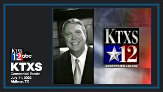 KTXSABC Commercial Breaks July 11 2002 [upl. by Eimma]