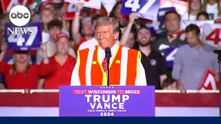 Trump holds rally in Green Bay Wisconsin [upl. by Adallard]