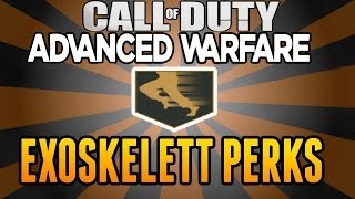 COD Advanced Warfare EXOSKELETT PERKS im Multiplayer PerksFähigkeiten für das Exoskelett [upl. by Mikeb]