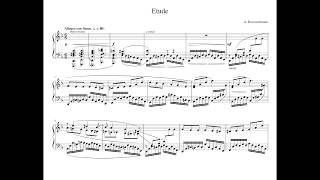 Andrew Kierszenbaum  Etude in D Minor with score [upl. by Bouley]