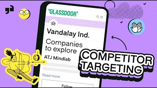 Glassdoor Product Features Competitor Targeting [upl. by Avera]