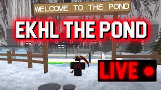 LIVE OUTDOOR HOCKEY  EKHL The Pond [upl. by Bernita]