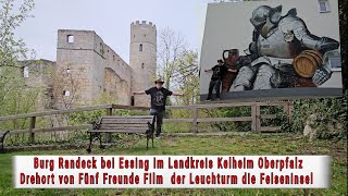 Burg Randeck bei Essing im Landkreis Kelheim Oberpfalz Drehort von Fünf Freunde Film die Felseninsel [upl. by Falda]