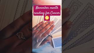 shortvideo november cancertarot tarotreading tarrotcard monthlyhoroscope horoscope song mus [upl. by Enihpad413]