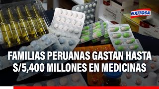 🔴🔵Desabastecimiento de medicamentos Peruanos gastan hasta S5400 millones en medicinas al año [upl. by Ednyl]