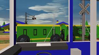 Trainz 2019 Railfanning S02 E01 Exploring Woodville in a Bus [upl. by Lacsap]