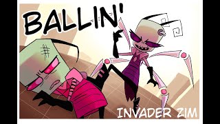 TAK is BALLIN INVADER ZiM short animation [upl. by Innoc116]