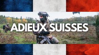 Adieux Suisses  Chant Militaire par lEcole de SaintCyr  ⚔️🇫🇷 paroles [upl. by Burr]