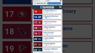 Round 1 mock draft nfl shorts mockdraft [upl. by Turley]