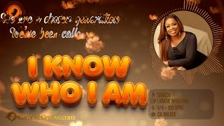 Sinach – I Know Who I Am Karaoke Instrumental  Lyrics With Backing Vocals [upl. by Siravart]