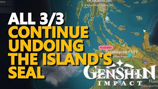 Continue undoing the islands seal Genshin Impact [upl. by Amitaf498]