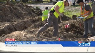 Nine new homes being built in Wykoff [upl. by Hasina705]