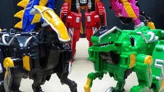 Kyoryuger DX PARASAGUN amp ZAKUTOR EmGos Super Sentai Reviews N Stuff [upl. by Anilehs]