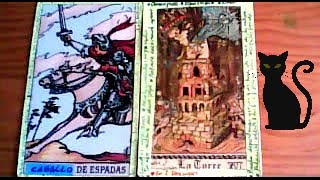 Combinaciones tarot con el CABALLO de ESPADASARCANOS MAYORES Por TARA [upl. by Stormie]