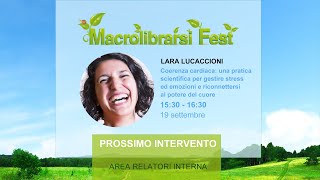 Lara Lucaccioni quotCoerenza cardiaca una pratica scientifica per gestire stress ed emozioniquot [upl. by Hairahcez]