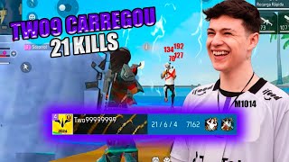 TWO9 FEZ 21 KILLS E CARREGOU NO APOSTADO [upl. by Ecnerret]