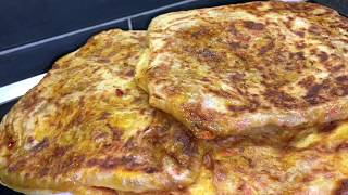 RECETTE MSEMEN FARCI  طريقه المسمن المعمر لذيذ والطريق ساهله [upl. by Kecaj]