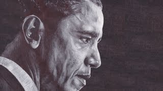 President Barack Obama BiC Pen Drawing [upl. by Ennail]