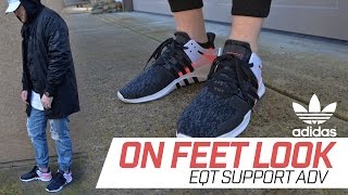 On Feet Adidas Originals EQT Support ADV [upl. by Nymzaj]