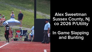 Alex Sweetman In Game Slapping and Bunting [upl. by Annadal]