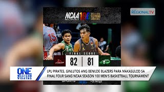 One Western Visayas LPU pirates ginlutos ang Benilde Blazers [upl. by Coppock355]