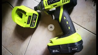 Ryobi battery fully charged but defective and wont work [upl. by Kerwon]