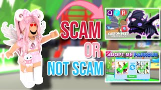 This SCAM Game Was Supposed To Give Me MEGA LEGENDARY Pets In Adopt meAND IT DID [upl. by Siloa]