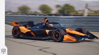 Its super fast  Enzo Fittipaldi gets up to speed in test with Arrow McLaren  INDYCAR [upl. by Sainana]